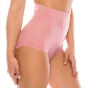 Microfiber Hi-Waist Full Brief/Pink/Medium